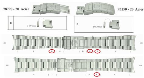 rolex 78790 bracelet|rolex bracelet reference numbers.